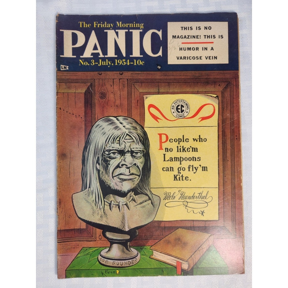 PANIC #3 1954 AL FELDSTEIN ART EC COMICS VF